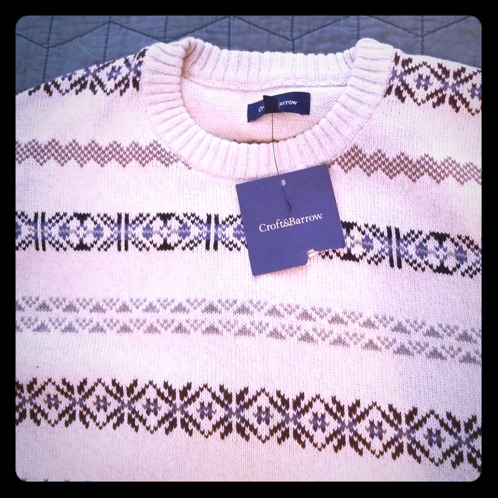 Early Xmas Shopping!  Page snowflake pattern sweat